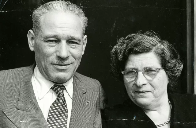 Max und Franziska Landau nach dem Holocaust in Wien