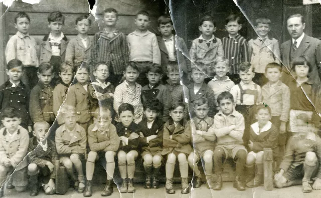 Erwin Landau in der Volksschule in Wien