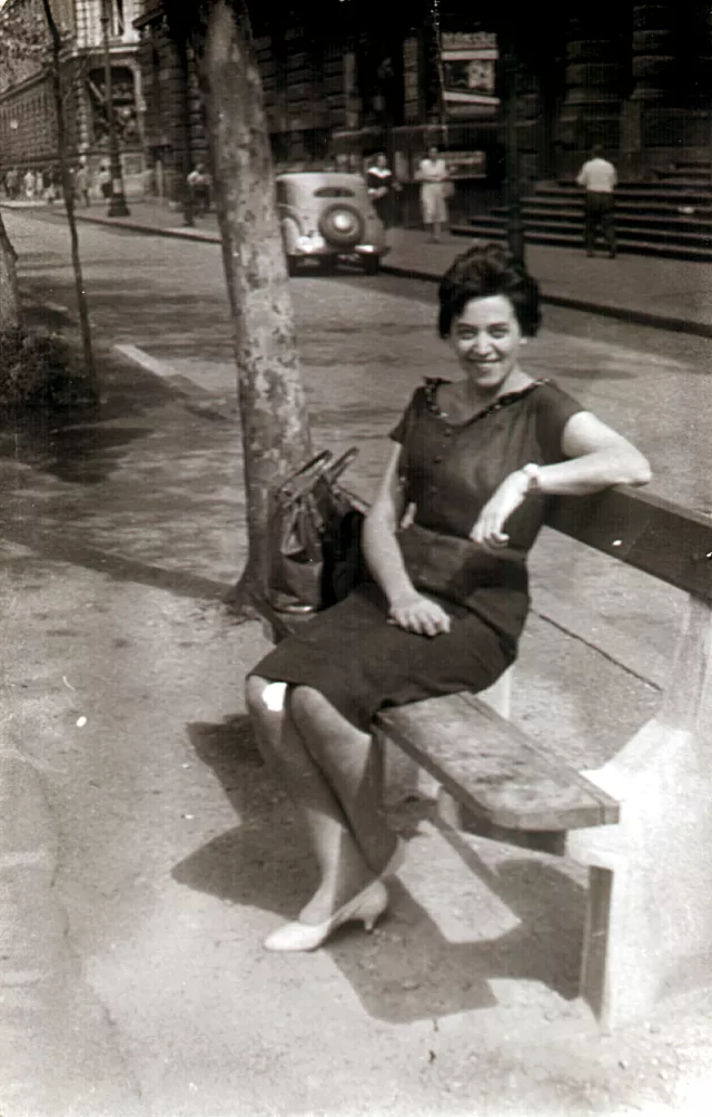 Kati Tibor on Andrassy street, Budapest