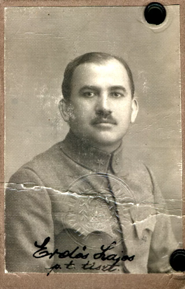 Railway pass for Kati's father during WWI
