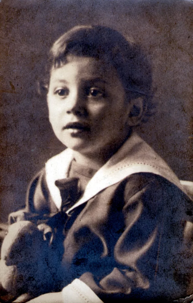 Kati Erdos as a little girl