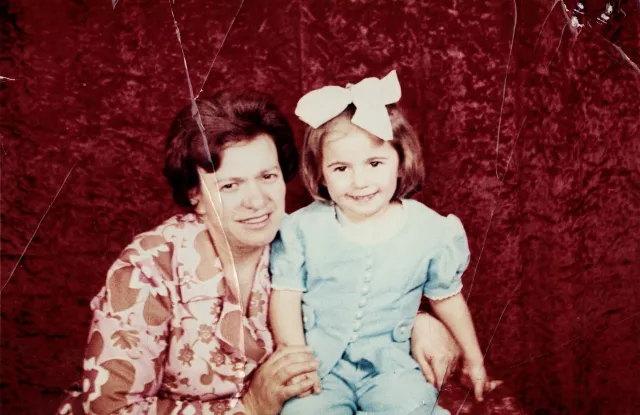 Mazal Asael with her daughter Regina