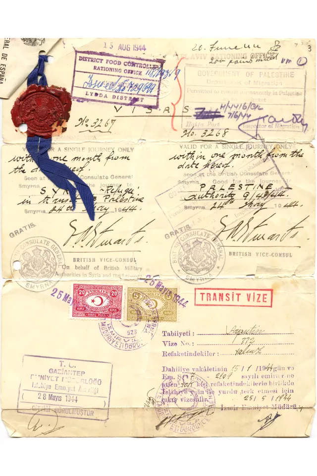 Renee Molho's traveling permit