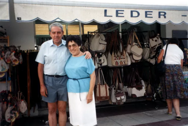 Albert Gazik and Alica Gazikova on a holiday in Spain