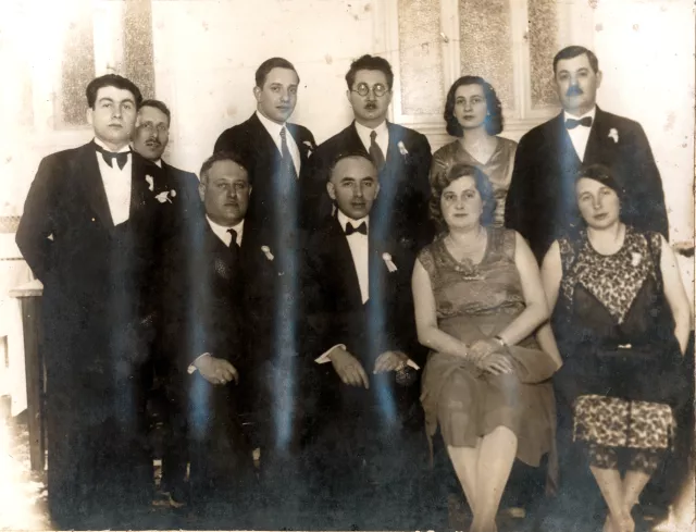 Jakov Kalef in the Jewish community building