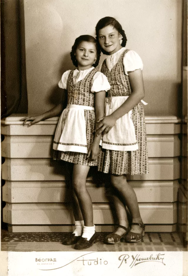 Matilda Cerge and her sister Breda Simonovic