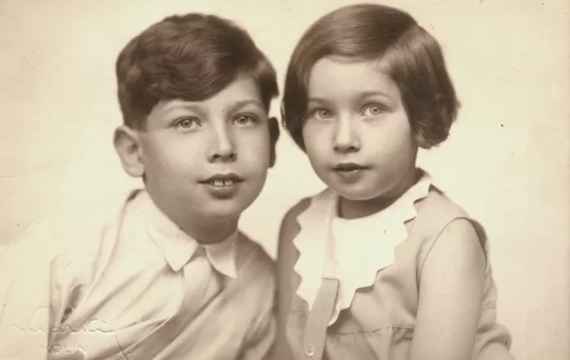 Alena Munkova with her brother Jiri Synek