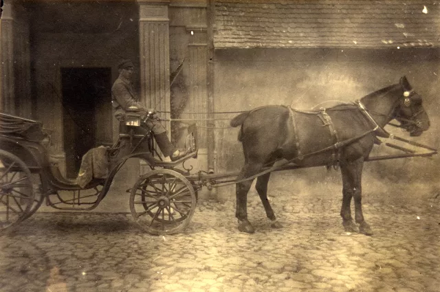 Coachman at the Doubravice estate, where relatives of Helena Kovanicova lived