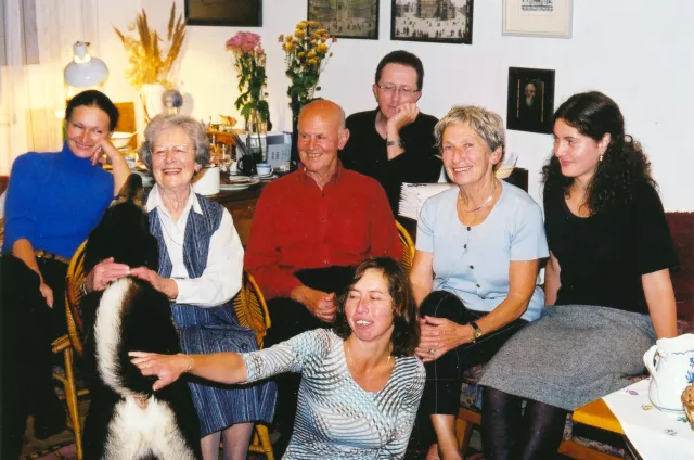 Helena Kovanicova with relatives