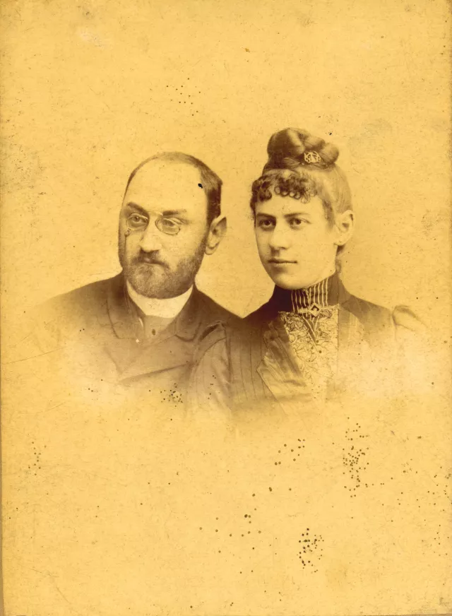 Rudolf Nachod and Hermina Nachodova