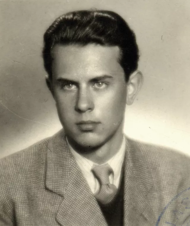 Jiri Munk as a high school student