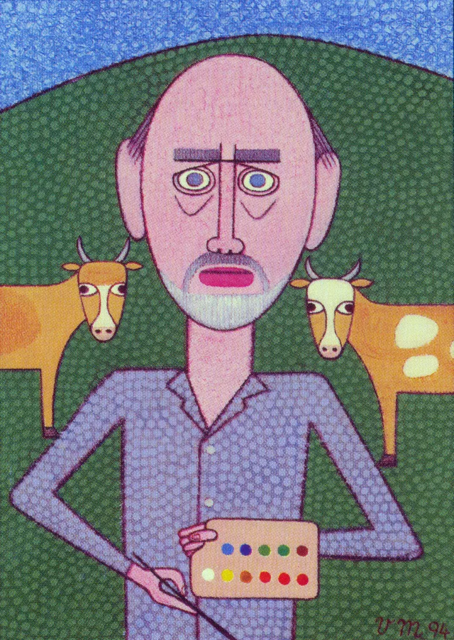 Self-portrait - an artwork by Viktor Munk