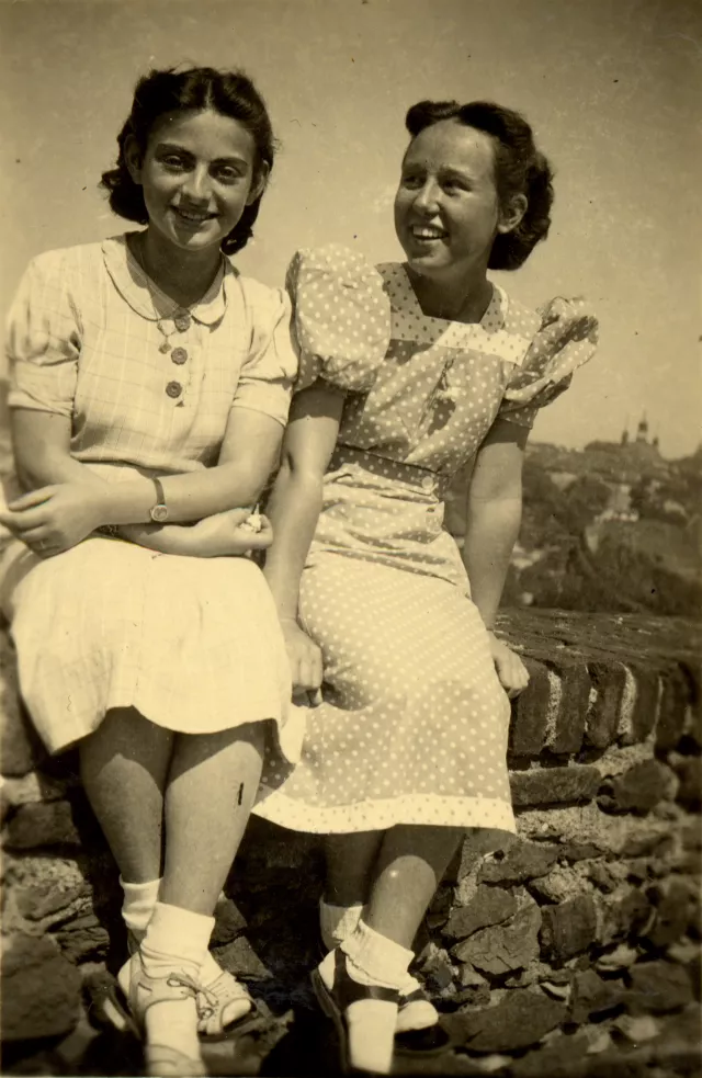Ruth Goetzova with a friend