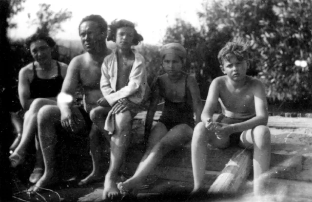 Zuzana Minacova and her family on holidays in Betlanovce