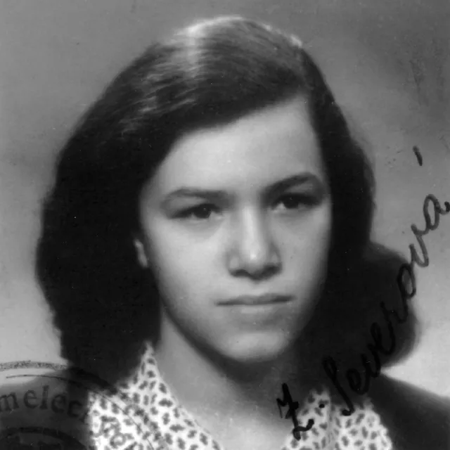 Zuzana Minacova as a student