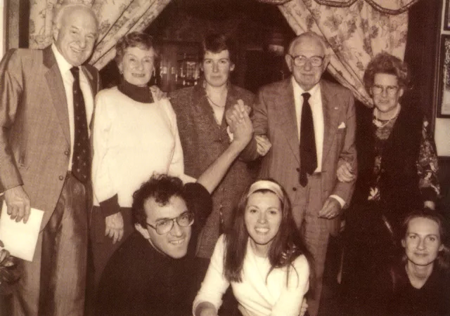 Matej Minac with some of 'Winton's children'