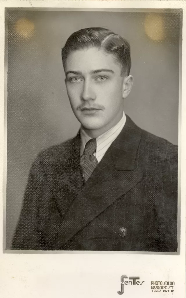 Peter Domonkos's graduation picture