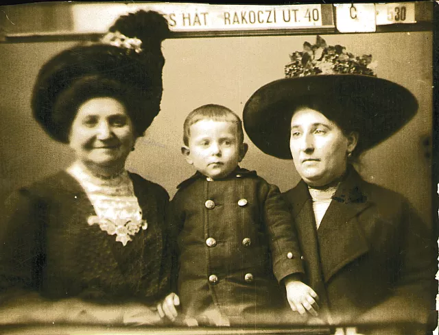 Imre Hamos as a little boy
