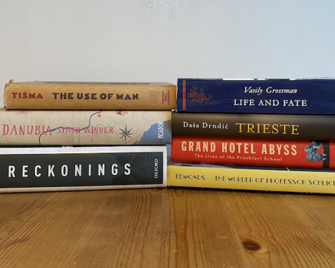 Books stacked