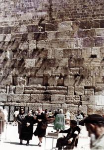 Regine Bendiner bei ihrem ersten Besuch in Israel