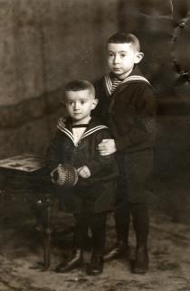 Herbert und sein Bruder Werner Lewin