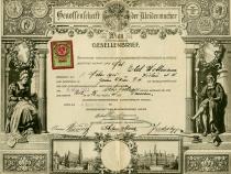 Der Gesellenbrief von Etel Wollmann