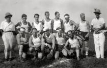 Wilhelm Steiner als Mitglied der Fußballmannschaft in der Dominikanischen Republik