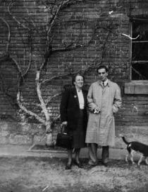 Leo Luster und seine Mutter Golda