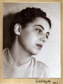 Kati Erdos on her wedding day with her first husband