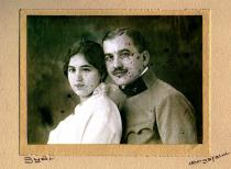 Kati Andai's parents Lajos and Margit Erdos during WWI