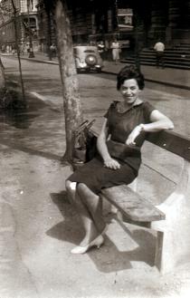 Kati Tibor on Andrassy street, Budapest