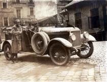 Kati Andai's father Lajos Erdos as soldier-postman during WWI