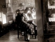 Kati Andai's mother Margit Erdos at home
