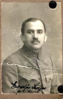 Railway pass for Kati's father during WWI