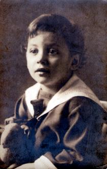 Kati Erdos as a little girl
