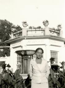 Margit Erdos on Margaret island