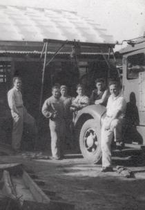 Lazar Aroyo in the Ma'abarot kibbutz