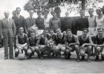 Eshua Almalech as a sportsman at the French College in Plovdiv