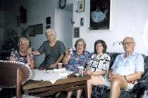 Gracia Albuhaire with friends in Israel