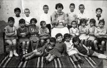 Korina Solomonova in the Jewish nursery