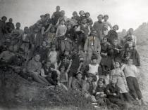 Shemaya Geron with schoolmates