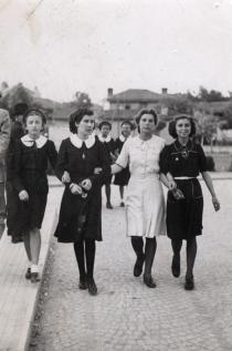 Sofi Danon-Moshe with some classmates