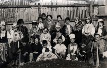 Avram Pinkas in the Jewish school