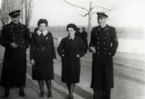 Sophie Pinkas with Ester Panova and two friends