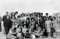 Sophie Pinkas at a high school reunion