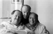 Nissim Kohenov with his brothers David and Santi