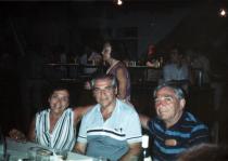 David Beraha with Avram and Sophie Pinkas