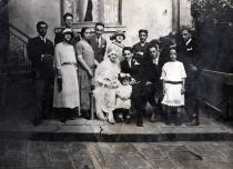 The wedding photo of Lenka and Iacob Behar