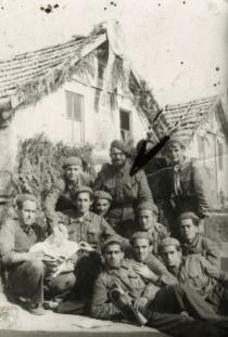 Second national brigade on the Pernik-Voluyak path