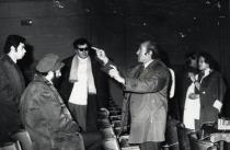 The artistic staff of the Puppet Theater led by Yako Izidor Yakov